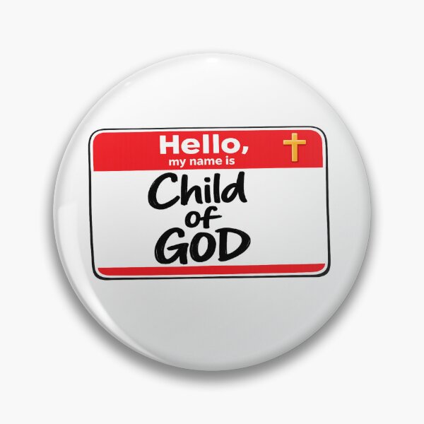 Item preview, Child of GOD - Name Tag designed and sold by BELIEVERS with STYLE.