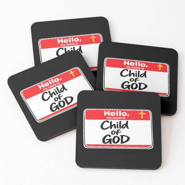 Artikelvorschau, Kind Gottes – Namensschild entworfen und verkauft von BELIEVERS with STYLE.