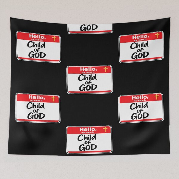 Item preview, Child of GOD - Name Tag designed and sold by BELIEVERS with STYLE.