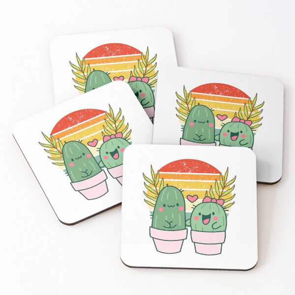 Item preview, Cute Cactus Couple designed and sold by yuki-hana.