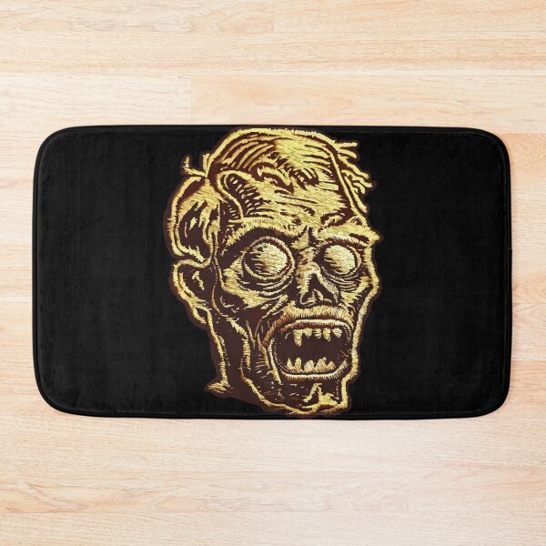 Item preview, Screaming Golden Zombie Horror Graphic Art designed and sold by RamyGallery.