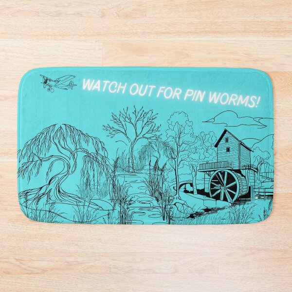 Item preview, Watch out for pin worms! designed and sold by surlycakes.