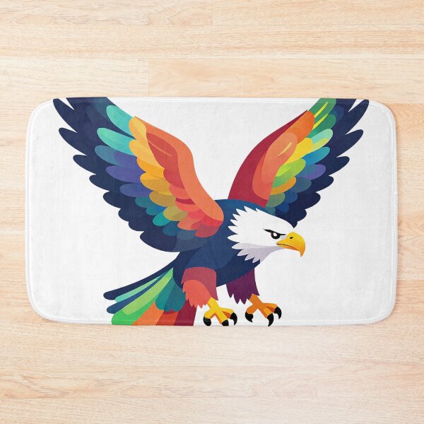 Aperçu de l'œuvre Rainbow Eagle créée et vendue par Mia's Menagerie.