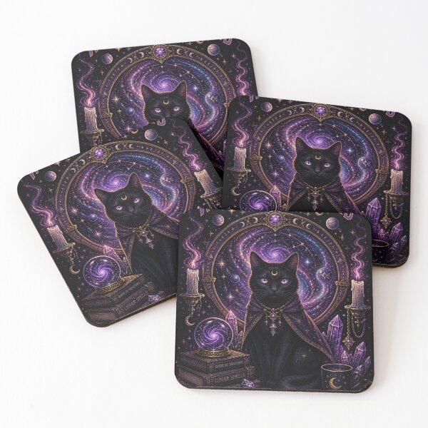 Item preview, Whispers of the Void – Mystic Black Cat designed and sold by DogLord.