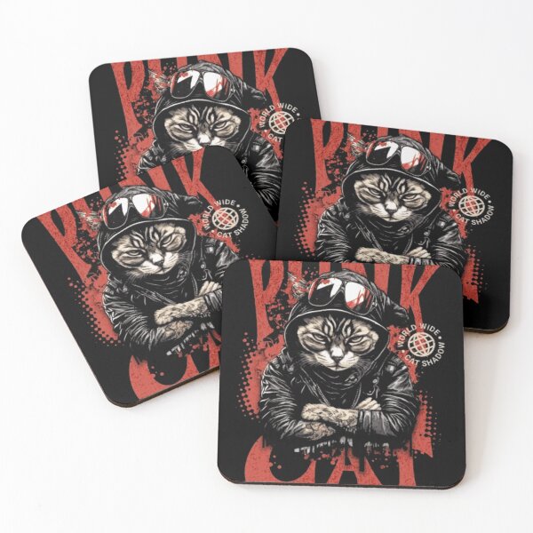Item preview, Punk Cat – Gritty Streetwear Feline Rebel Art designed and sold by GenZFashion000.
