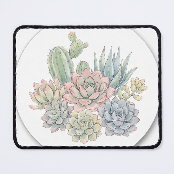 Item preview, Pastel hand-drawn desert plant bouquet, elegant botanical graphic element designed and sold by higgins5.