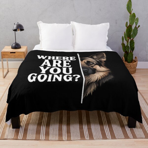 Item preview, Where Are You Going German Shepherd Dog Shirt designed and sold by OlyvieArt.
