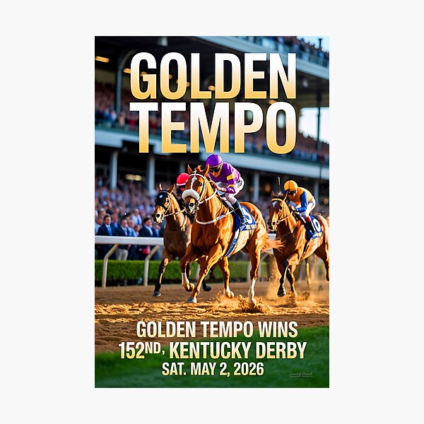 Item preview, Kentucky Derby - Golden Tempo wins the 152nd Kentucky Derby designed and sold by DBM Photo Art 1.