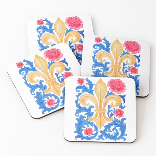 Item preview, Blue Baroque Lily   designed and sold by Piret Victoria Ribas.