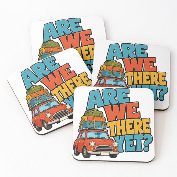 Item preview, Are We There Yet Funny Road Trip Travel Design designed and sold by EastEndTownie.