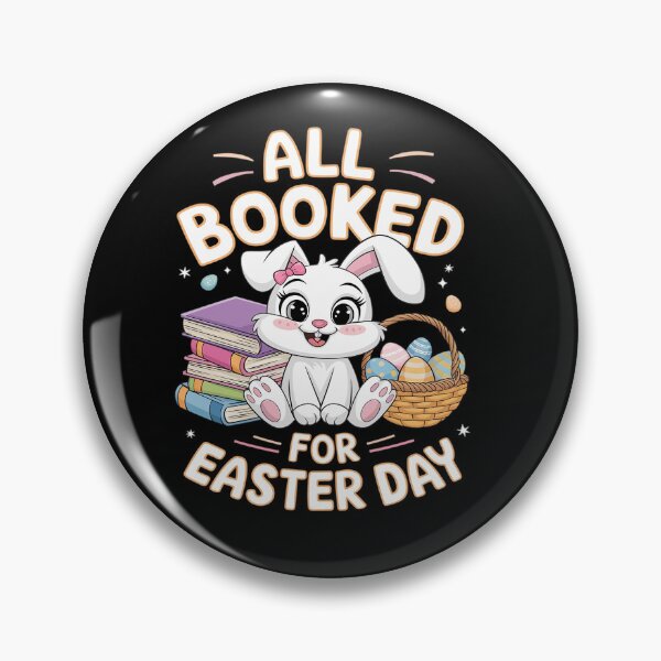 Item preview, All Booked For Easter Day Cute Bunny Rabbit Reading Books designed and sold by Sutvaomom.