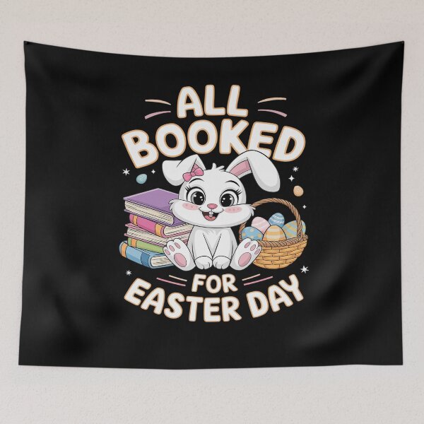 Item preview, All Booked For Easter Day Cute Bunny Rabbit Reading Books designed and sold by Sutvaomom.
