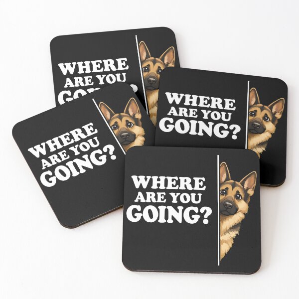 Item preview, Where Are You Going? German Shepherd Dog Shirt designed and sold by OlyvieArt.