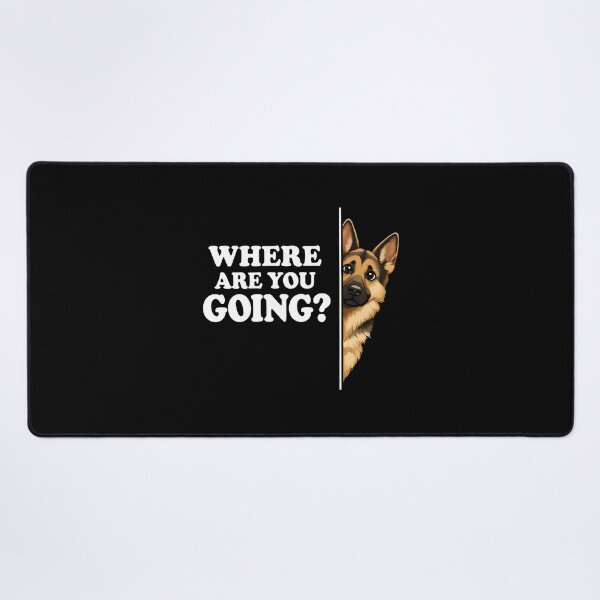 Item preview, Where Are You Going? German Shepherd Dog Shirt designed and sold by OlyvieArt.