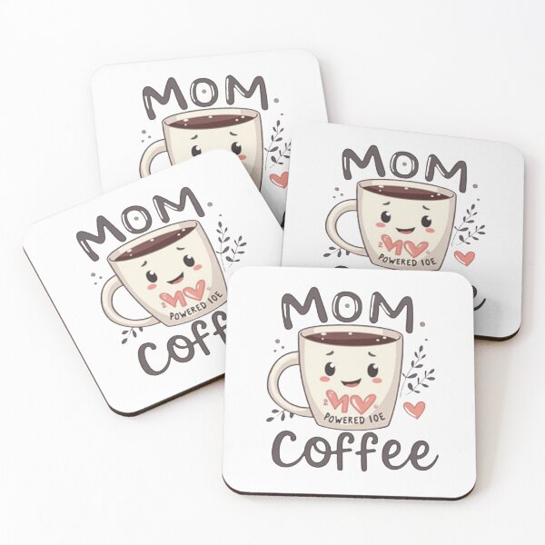 Item preview, Mom Powered by Coffee & Love Funny Design | Mom Life designed and sold by M.Store.