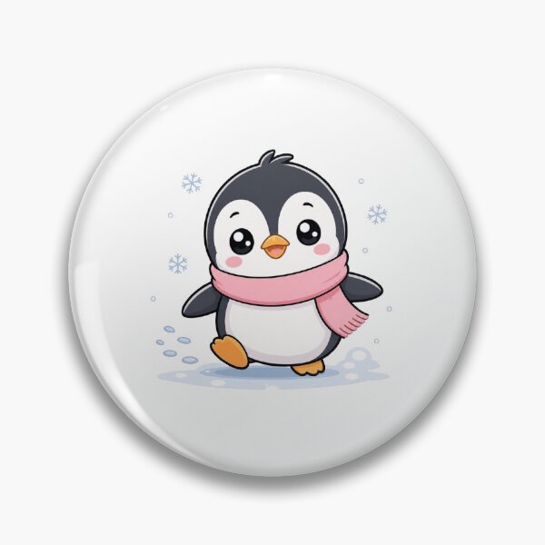 Item preview, Cute Baby Penguin Waddle Kawaii Minimalist Design designed and sold by Rajvikramdesign.