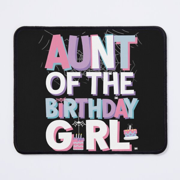 Item preview, Aunt Of The Birthday Girl Matching Family Spider  designed and sold by Sutvaomom.