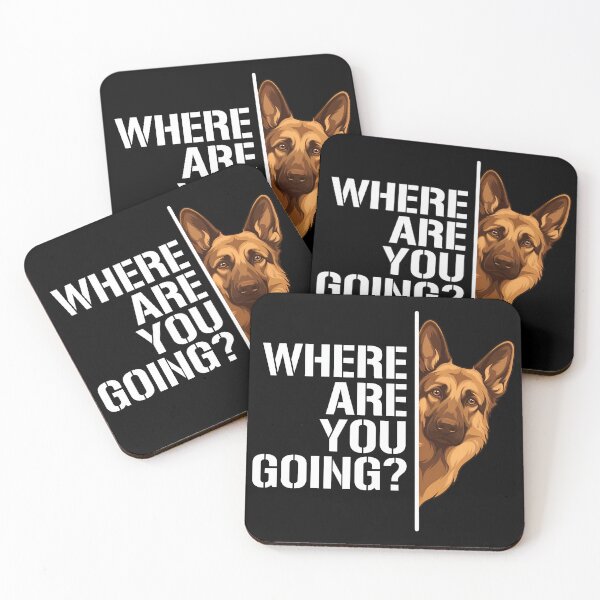 Item preview, Where Are You Going German Shepherd Dog Tee designed and sold by OlyvieArt.