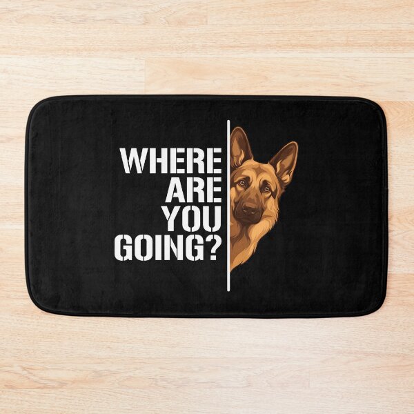 Item preview, Where Are You Going German Shepherd Dog Tee designed and sold by OlyvieArt.