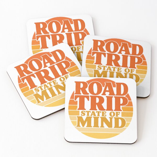 Item preview, Road Trip State of Mind Retro Sunset designed and sold by EastEndTownie.