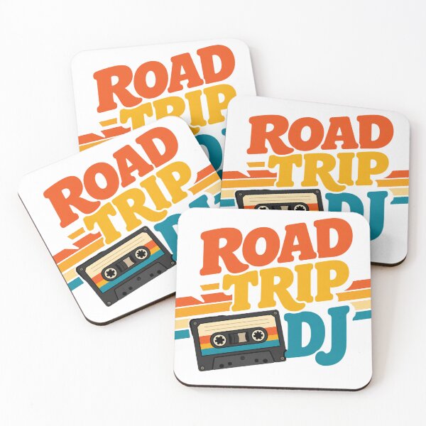 Item preview, Diseño de casete retro para viajes con DJ y Road Trip designed and sold by EastEndTownie.