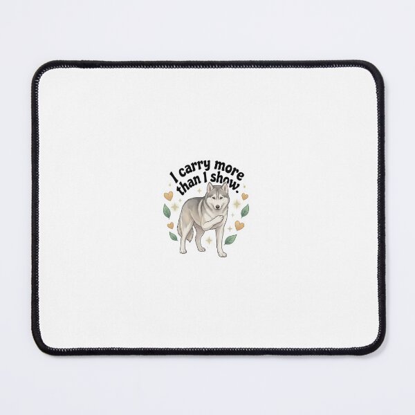 Item preview, I carry more than I show husky sticker designed and sold by wildbest.