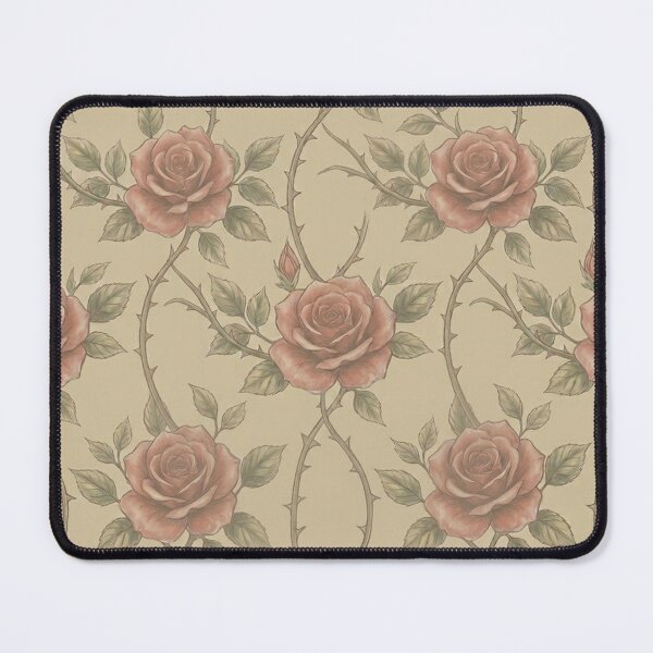Item preview, Thoreau: Walden Rose Botanical Pattern designed and sold by fruitfuLIFEstudio.