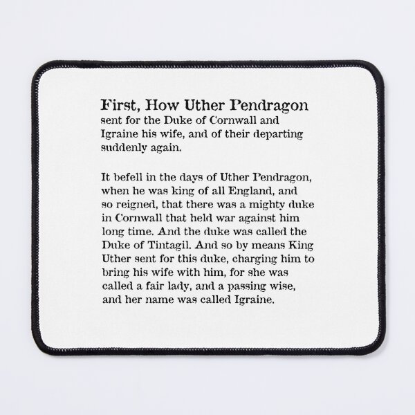 Item preview, Mort D'Arthur designed and sold by Gopherstown, OR.