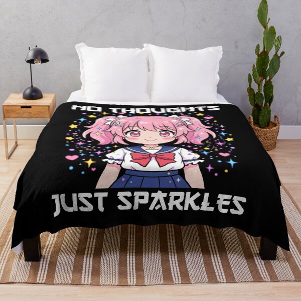 Item preview, ANIME - NO THOUGHTS JUST SPARKLES designed and sold by KEF Custom.