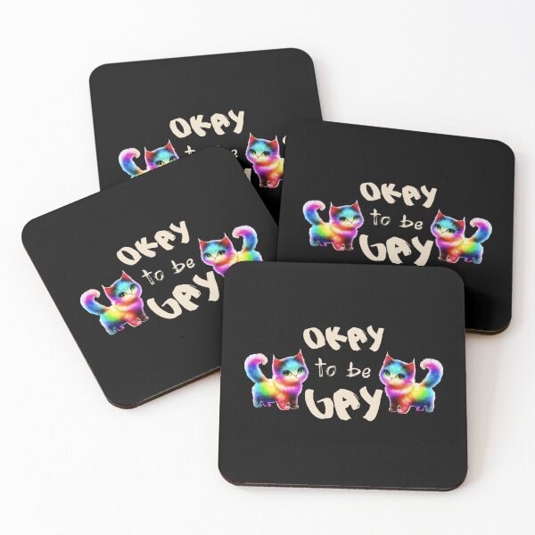 Item preview, Okay To Be Gay Inspirational LGBTQ Quote Pride Month Gift designed and sold by Im-Ara.