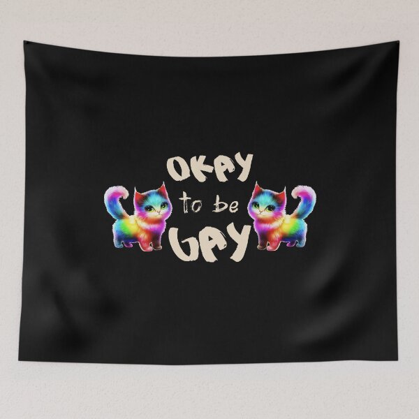 Item preview, Okay To Be Gay Inspirational LGBTQ Quote Pride Month Gift designed and sold by Im-Ara.