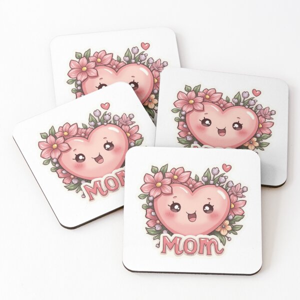 Item preview, Cute Kawaii Love You Mom Design | Cartoon Heart Gift designed and sold by M.Store.