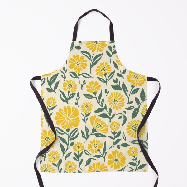 Item preview, Yellow Stemmed Flower Pattern Design designed and sold by burbankdesigns.