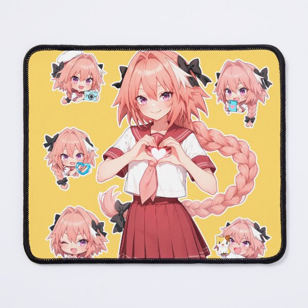 Item preview, Astolfo Heart Hands – Kawaii Aesthetic | Chibi Sticker Pack designed and sold by MikaseSan.