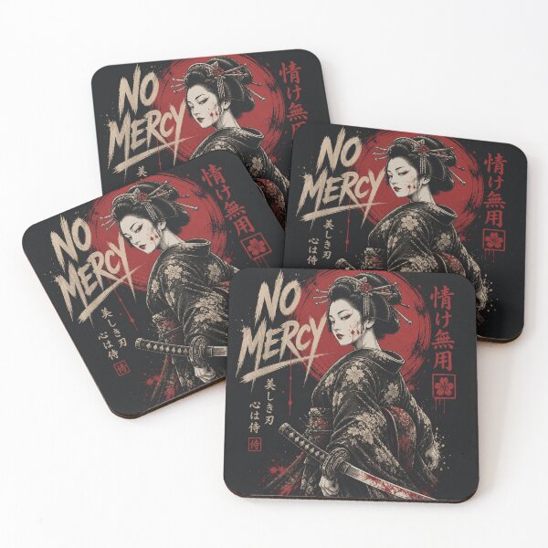 Item preview, No Mercy Geisha Samurai Warrior Art designed and sold by MayukishStore.