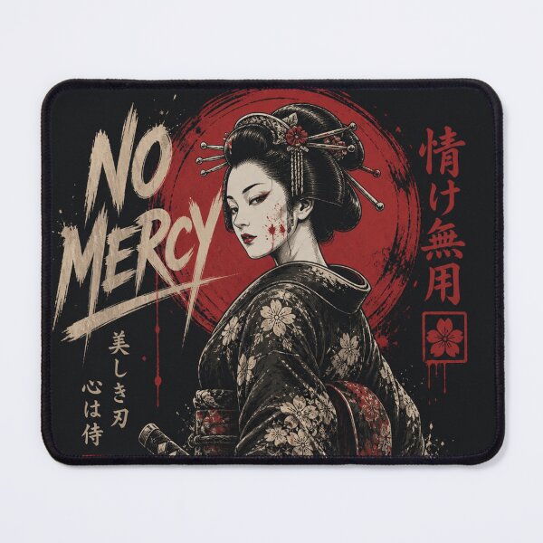 Item preview, No Mercy Geisha Samurai Warrior Art designed and sold by MayukishStore.