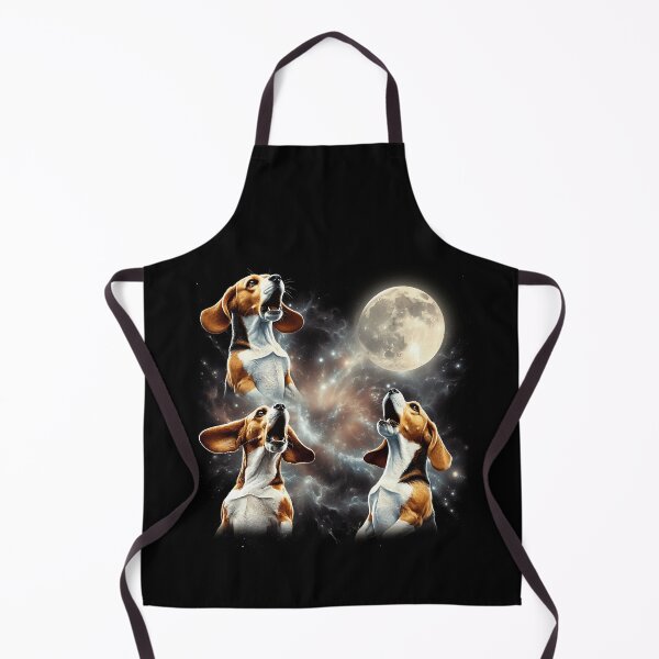 Item preview, Beagle Howling Moon Lover Dog designed and sold by MosaikkiArt.