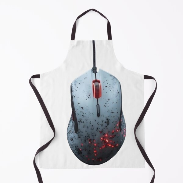Item preview, Abstract Grunge Gaming Mouse - Retro Sci-Fi Tech Art designed and sold by bobee store.