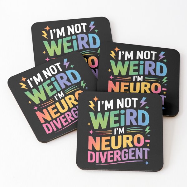 Item preview, I'm Not Weird I'm Neurodivergent Funny Autism ADHD Gift designed and sold by Say It With Ink.