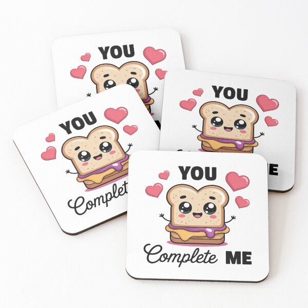 Item preview, Cute Sandwich You Complete Me Funny Food Pun designed and sold by Cool-cat-art.