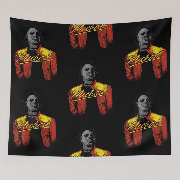 Item preview, Michael, 80s Pop Horror Mask Parody – Retro Slasher Art designed and sold by trentnin.