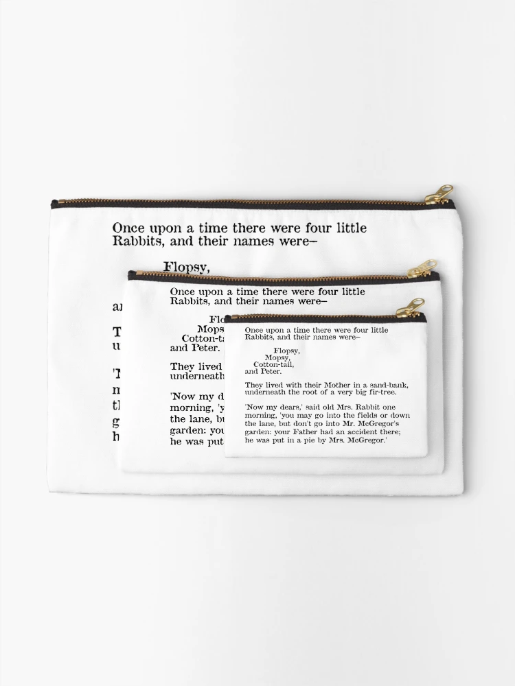 Thumbnail 2 of 4, Zipper Pouch, Peter Rabbit designed and sold by Gopherstown, OR.