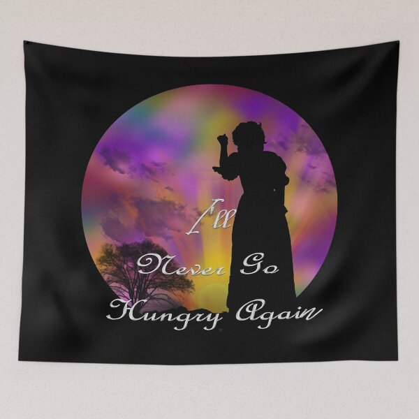 Item preview, never go hungry designed and sold by Foxlindesigns.