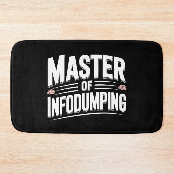 Item preview, Master of Infodumping Funny Autism ADHD Neurodivergent Gift designed and sold by Say It With Ink.