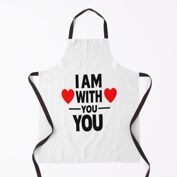 Item preview, I Am With You Romantic Love Support Design designed and sold by Lovestickerco.