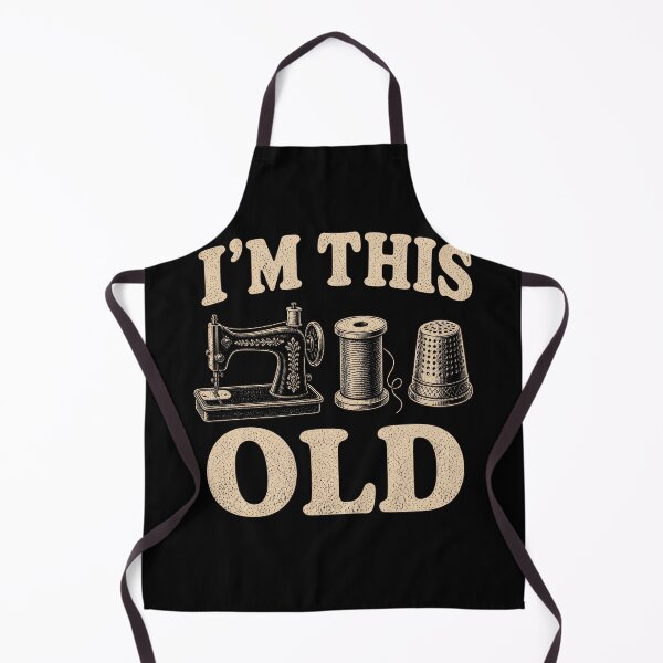 Item preview, Im This Old Sewing Vintage Tailor Humor Sewing Machine Shirt designed and sold by justinhmorton.