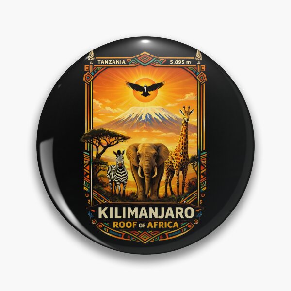 Item preview, Roof of Africa Kilimanjaro Tanzania Nature & Wildlife designed and sold by Freedom Of The Hills.