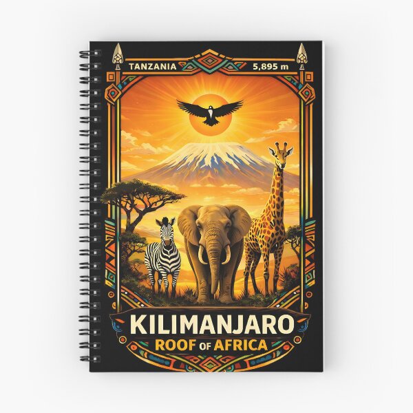Item preview, Roof of Africa Kilimanjaro Tanzania Nature & Wildlife designed and sold by Freedom Of The Hills.