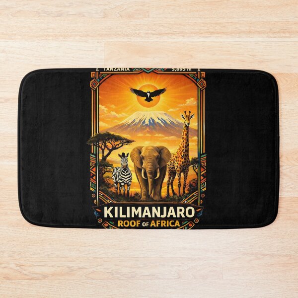 Item preview, Roof of Africa Kilimanjaro Tanzania Nature & Wildlife designed and sold by Freedom Of The Hills.