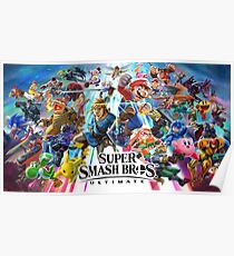 Smash Bros Ultimate High Quality Poster